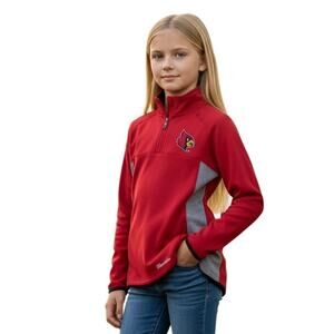 Gen2 Louisville Cardinals NCAA Extreme Team Logo 1/4 Zip Jacket Size M 10/12